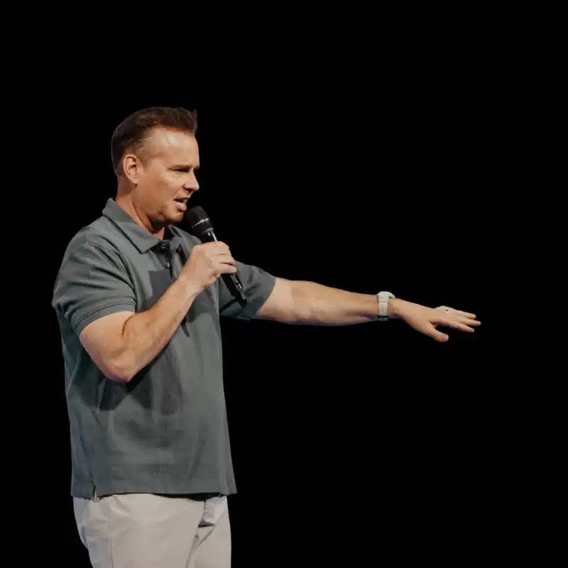 Image of pastor preaching