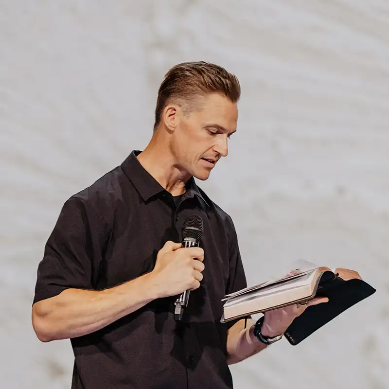 Image of pastor preaching