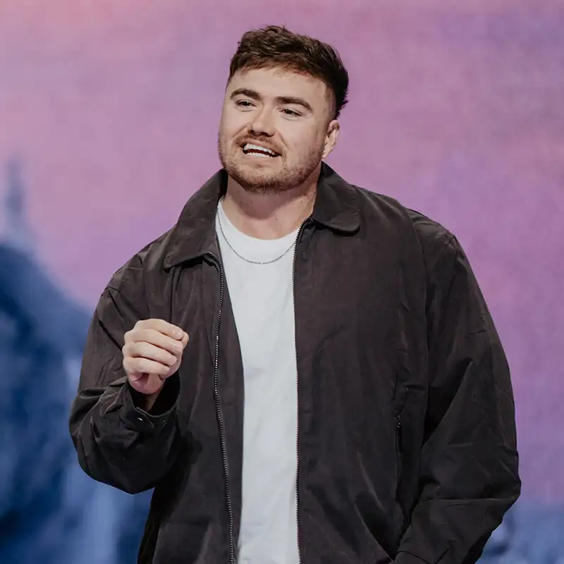 Image of pastor preaching