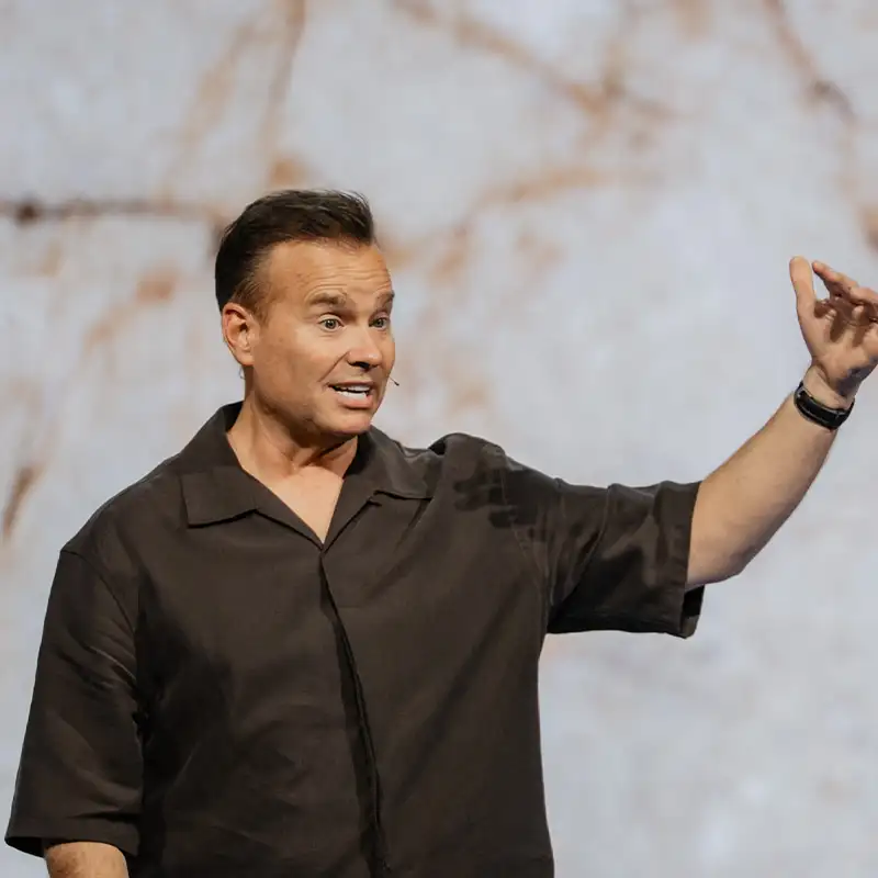 Image of pastor preaching