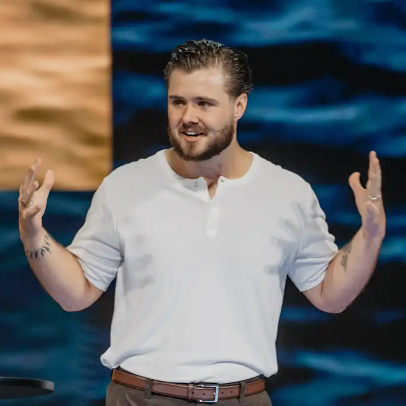 Image of pastor preaching