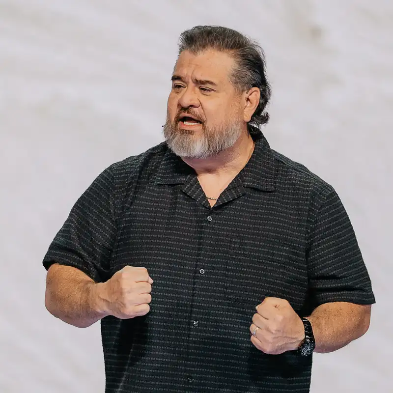 Image of pastor preaching