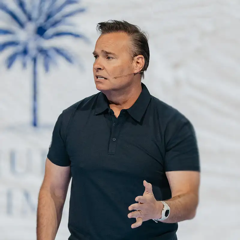Image of pastor preaching