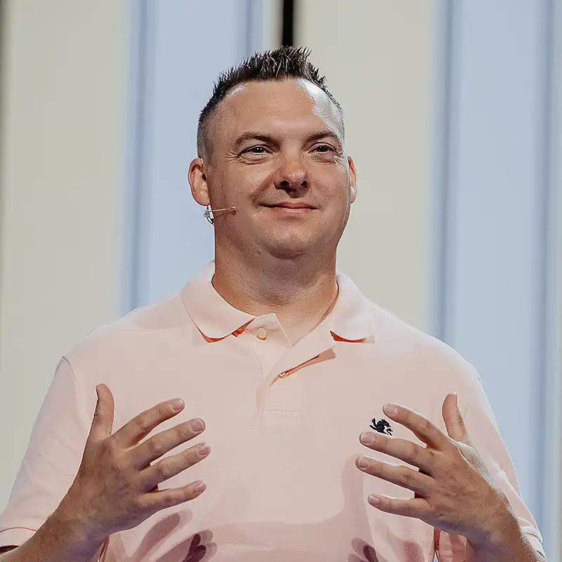 Image of pastor preaching