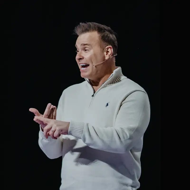 Image of pastor preaching