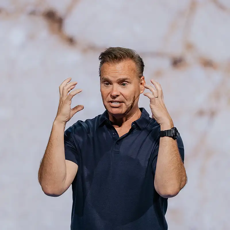 Image of pastor preaching