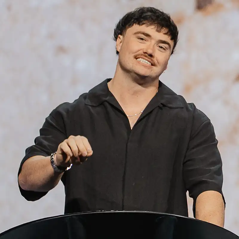 Image of pastor preaching
