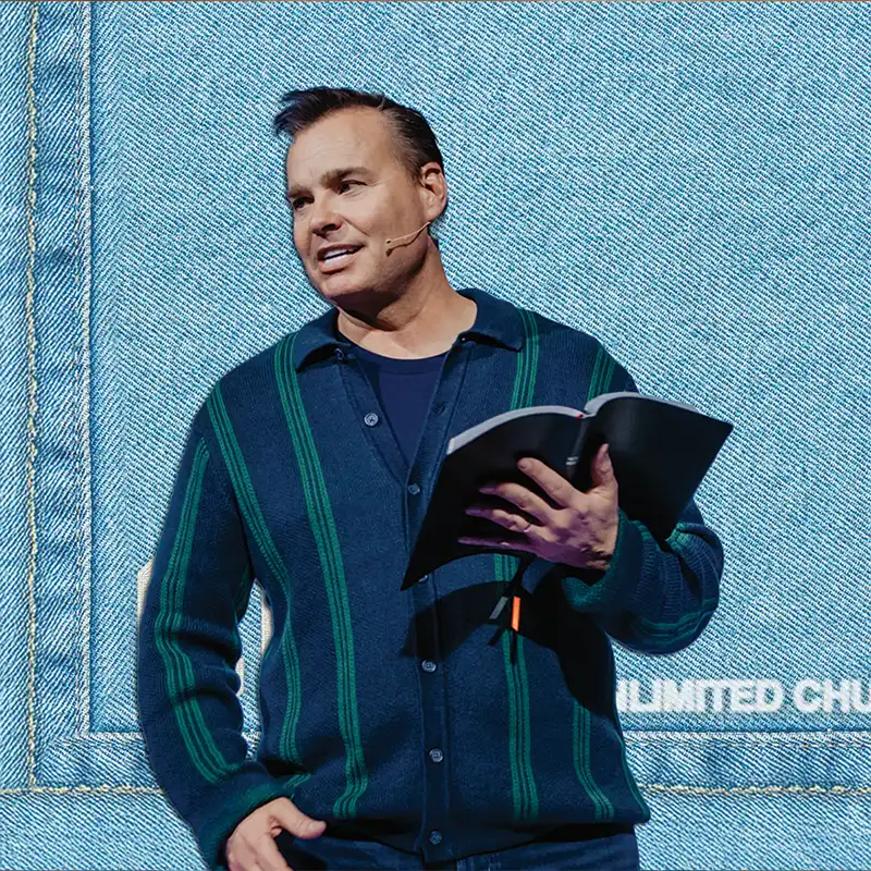 Image of pastor preaching